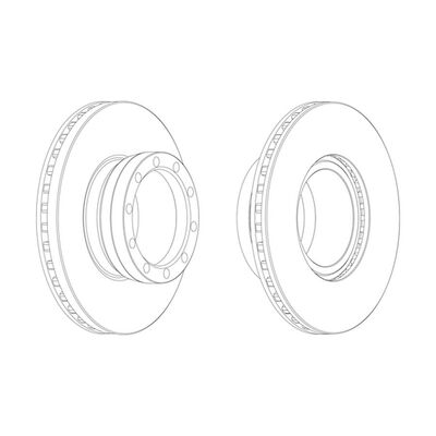 BRAKE DISC IAM 22,5"